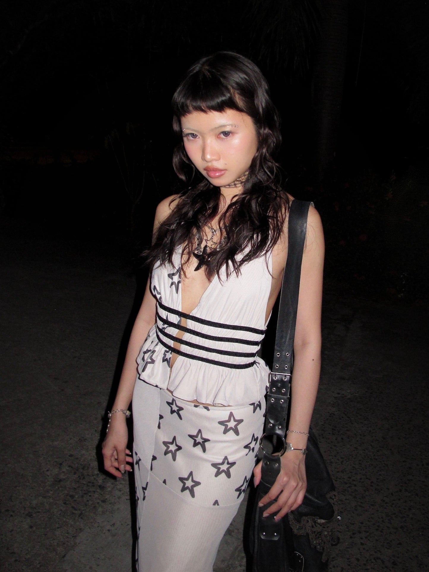 Grey star Set top + skirt set Can be purchased separately