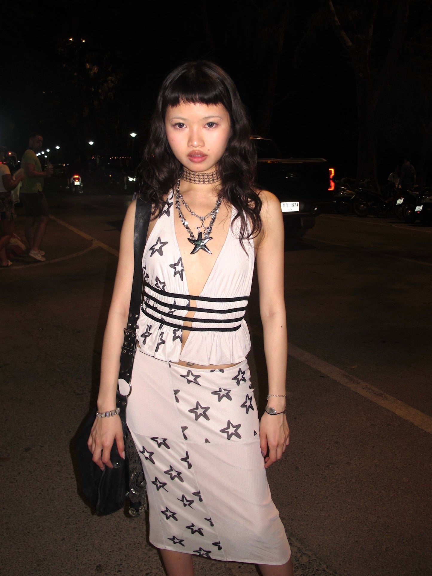 Grey star Set top + skirt set Can be purchased separately