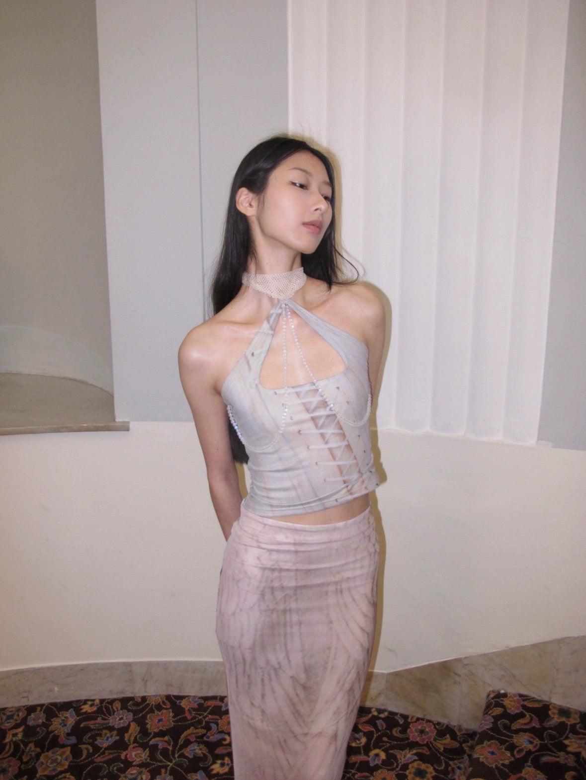 Original designed Print top + skirt set (can be purchased separately)