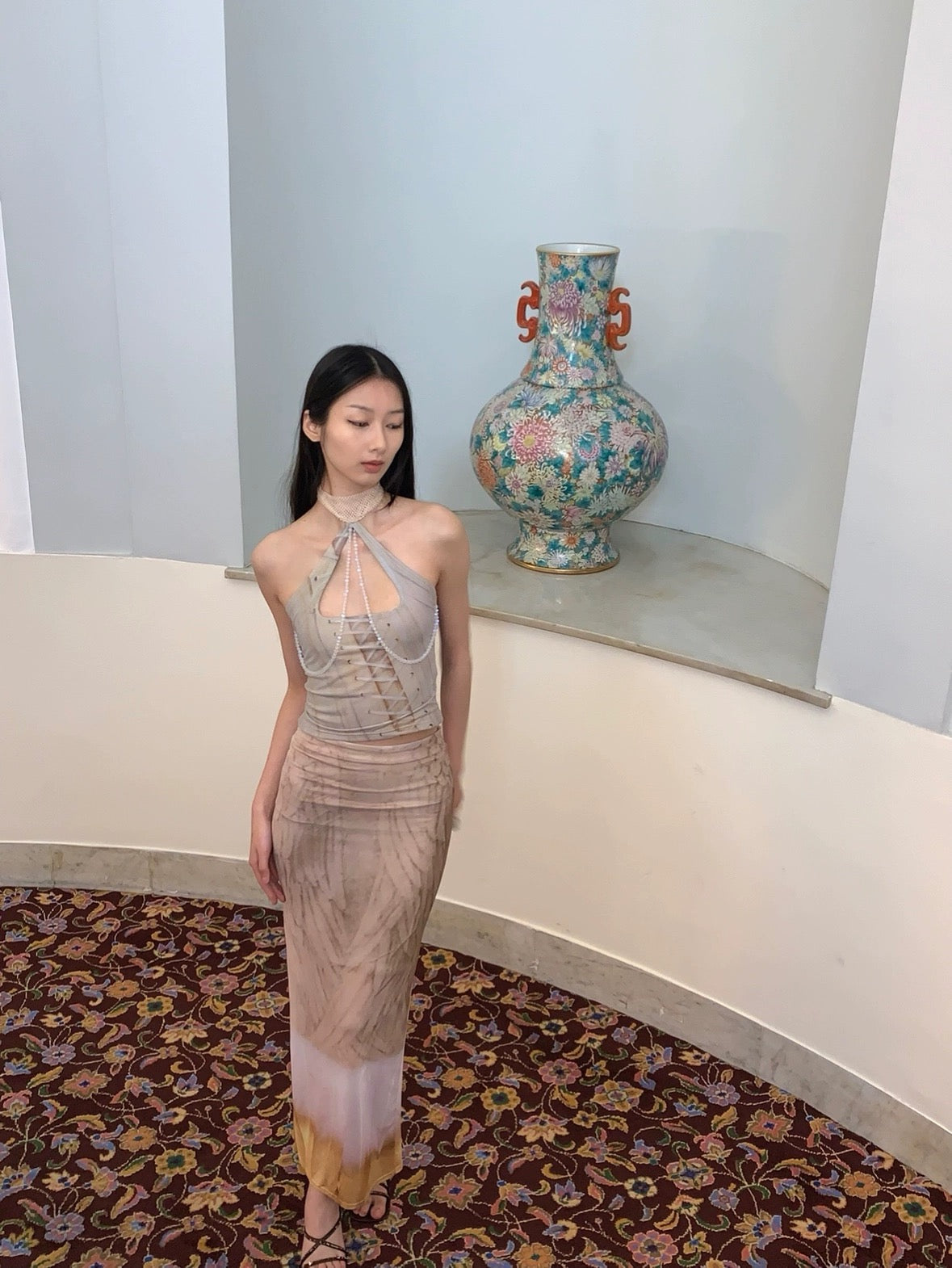 Original designed Print top + skirt set (can be purchased separately)
