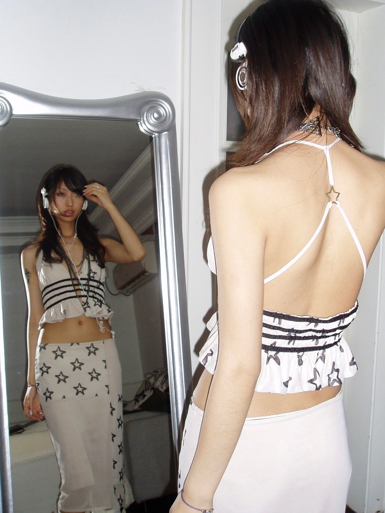 Grey star Set top + skirt set  Can be purchased separately