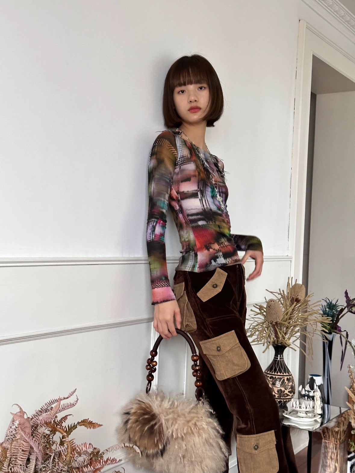 Super cute and puffy furry bags